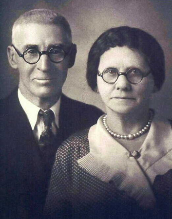 Hubert Albert and Helen Everton Oligney, married 1880, Quebec