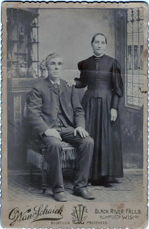 Noah Oligney and Marguerite Raymond Oligney - married 1856, Quebec